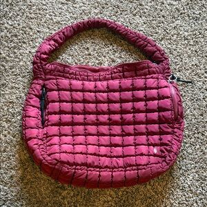 Free people quilted carryall bag